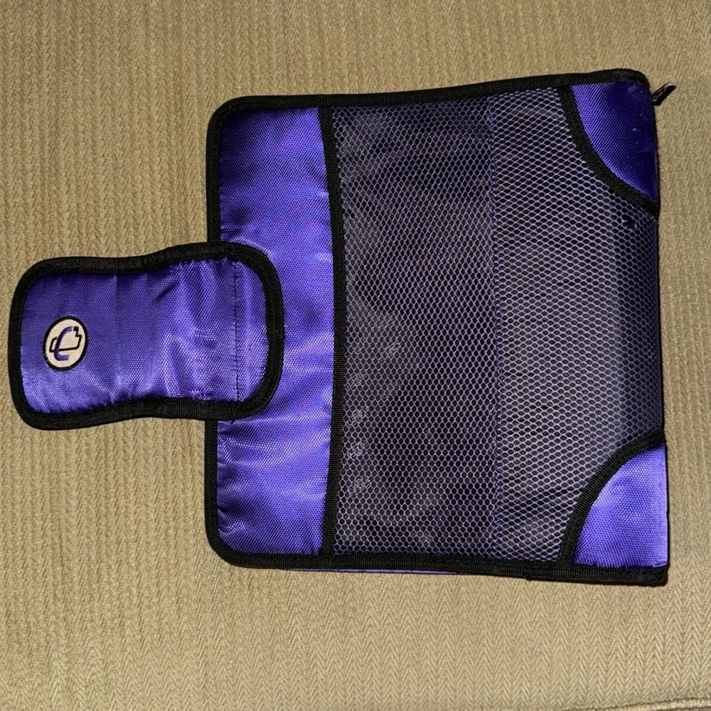 Case-it Open Tab Velcro Closure 2” School Binder 5-Color Tabbed Expanding file